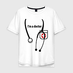 Мужская футболка оверсайз I m doctor