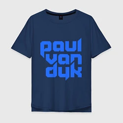 Мужская футболка оверсайз Paul van Dyk: Filled