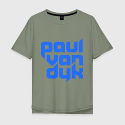 Футболка оверсайз мужская Paul van Dyk: Filled, цвет: авокадо