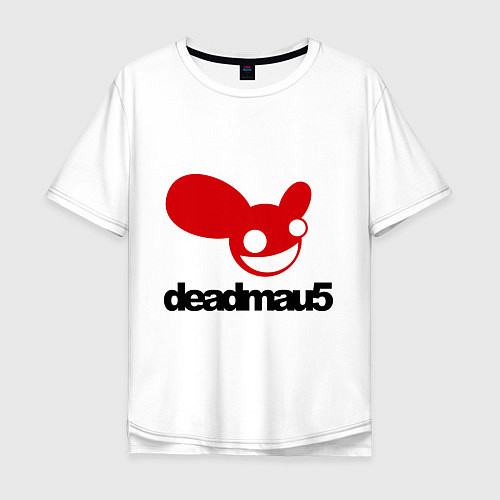 Мужская футболка оверсайз DeadMau5 / Белый – фото 1