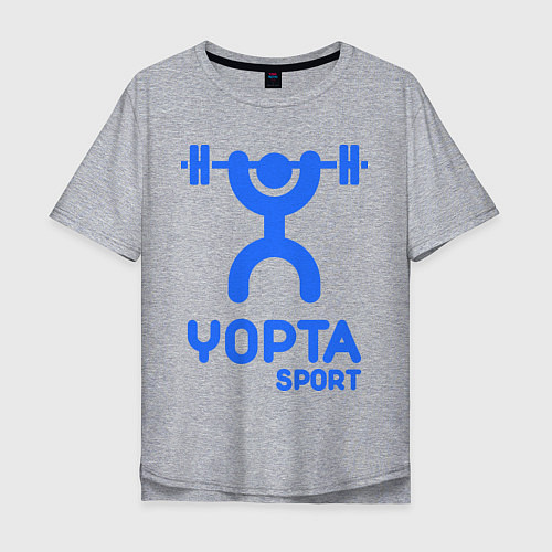 Мужская футболка оверсайз Yopta Sport / Меланж – фото 1