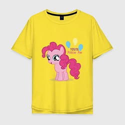 Мужская футболка оверсайз Young Pinkie Pie