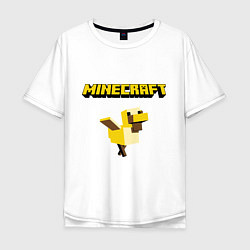 Мужская футболка оверсайз Minecraft Duck