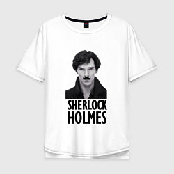 Мужская футболка оверсайз Sherlock Holmes