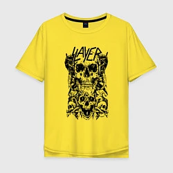 Мужская футболка оверсайз Slayer Skulls