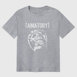 Футболка оверсайз мужская Amatory, цвет: меланж