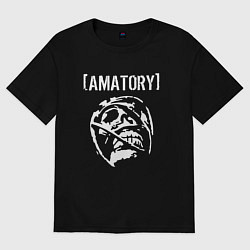 Футболка оверсайз мужская Amatory, цвет: черный
