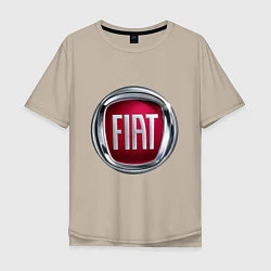 Мужская футболка оверсайз FIAT logo