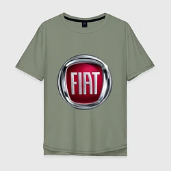 Мужская футболка оверсайз FIAT logo