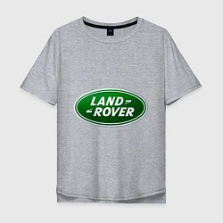 Футболка оверсайз мужская Logo Land Rover, цвет: меланж