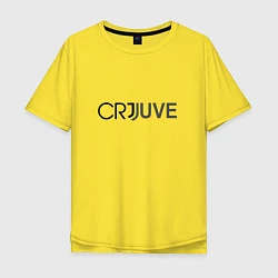 Футболка оверсайз мужская CR7 Juve, цвет: желтый