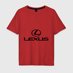 Мужская футболка оверсайз Lexus logo