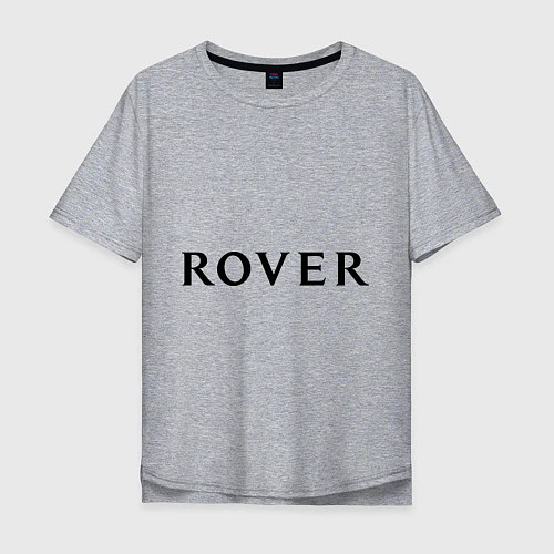 Мужская футболка оверсайз Rover / Меланж – фото 1