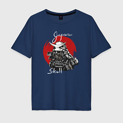Мужская футболка оверсайз Japan Skull