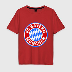 Футболка оверсайз мужская Bayern Munchen FC, цвет: красный