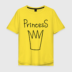 Мужская футболка оверсайз PrincesS picture