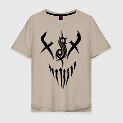 Мужская футболка оверсайз Slipknot Demon