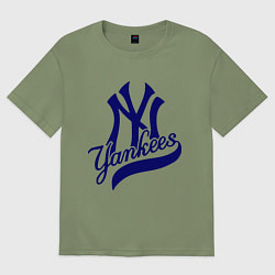Мужская футболка оверсайз NY - Yankees