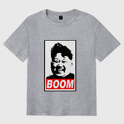Футболка оверсайз мужская BOOM: Kim Chen Eun, цвет: меланж