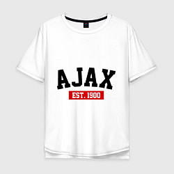 Мужская футболка оверсайз FC Ajax Est. 1900