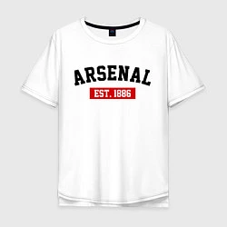 Мужская футболка оверсайз FC Arsenal Est. 1886