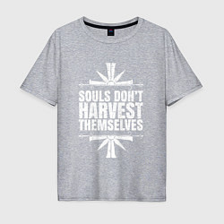 Футболка оверсайз мужская Harvest Themselves, цвет: меланж