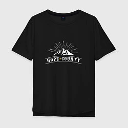 Мужская футболка оверсайз Hope Count: Mountain