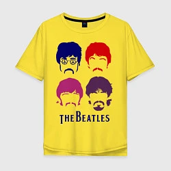 Мужская футболка оверсайз The Beatles faces