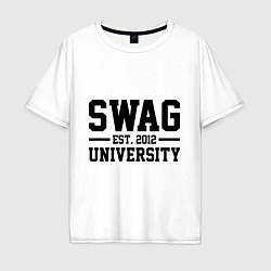 Мужская футболка оверсайз Swag University