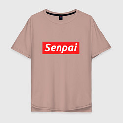 Мужская футболка оверсайз Senpai Supreme
