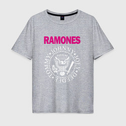 Футболка оверсайз мужская Ramones Boyband, цвет: меланж