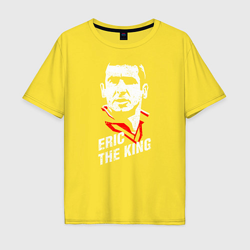 Мужская футболка оверсайз Eric The King / Желтый – фото 1