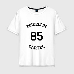 Мужская футболка оверсайз Medellin Cartel 85