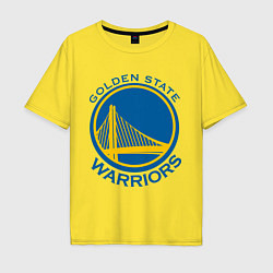 Мужская футболка оверсайз Golden state Warriors