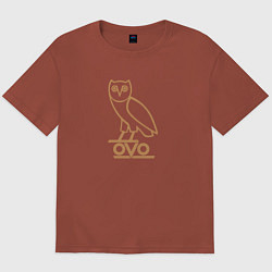 Мужская футболка оверсайз OVO Owl