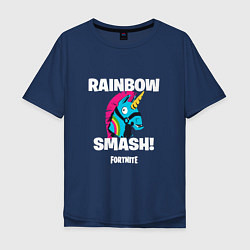 Мужская футболка оверсайз Rainbow Smash