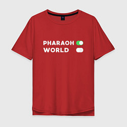 Мужская футболка оверсайз Pharaon On, World Off