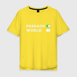 Мужская футболка оверсайз Pharaon On, World Off