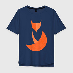 Мужская футболка оверсайз Minimal Fox