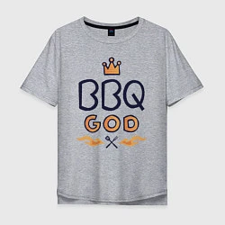 Мужская футболка оверсайз BBQ God