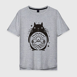 Мужская футболка оверсайз Narute Totoro