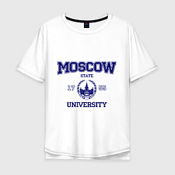 Мужская футболка оверсайз MGU Moscow University