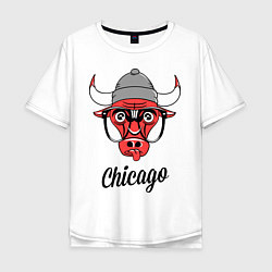 Мужская футболка оверсайз Chicago SWAG