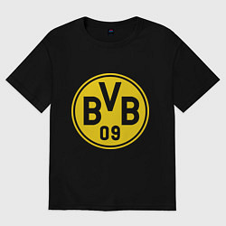 Футболка оверсайз мужская BVB 09, цвет: черный
