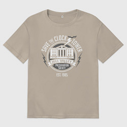 Мужская футболка оверсайз Back to the future 5