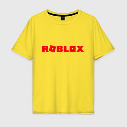 Мужская футболка оверсайз Roblox Logo