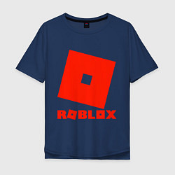 Мужская футболка оверсайз Roblox Logo