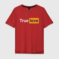 Мужская футболка оверсайз True Love