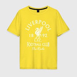 Футболка оверсайз мужская Liverpool: Football Club, цвет: желтый