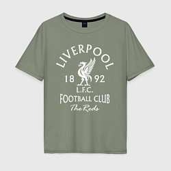 Футболка оверсайз мужская Liverpool: Football Club, цвет: авокадо